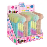The Littlies: Penna a sfera con pompon in 4 varianti