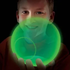Tiny Wubble palla di bolle verde che si illumina al buio 30cm immagine 2
