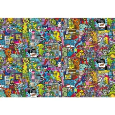 Tokidoki 1000 pezzi puzzle panoramico - Clementoni immagine 2