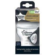 Tommee Tippee: Biberon trasparente Closer To Nature 260ml (0 mesi+)