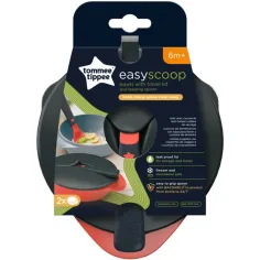Tommee Tippee Easyscoop: ciotola per lalimentazione con coperchio e cucchiaio