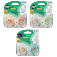 Tommee Tippee: Set di 2 succhietti Anytime (0-6 mesi)