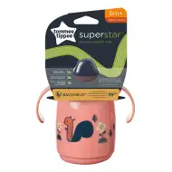 Tommee Tippee: Superstar Bicchiere con beccuccio rosa 300ml (6 mesi+)