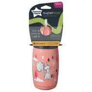 Tommee Tippee: Superstar bicchiere con cannuccia con scoiattolo, 266 ml (12 mesi+)
