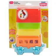 Tomy: Toomies - Set di gioco autobus a due piani con uova cucù