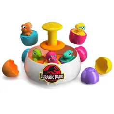 Toomies: Set di gioco uova di dinosauro rotanti Jurassic World immagine 3