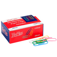 Topfirs M28 Fermagli colorati 28mm, confezione da 100 pezzi