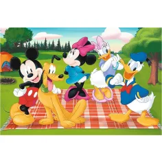 Topolino e i suoi amici: Picnic Maxi puzzle da 24 pezzi - Trefl immagine 2