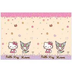 Tovaglia di plastica Hello Kity e Kuromi 120x180 cm