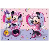 Tovaglia in plastica con motivo di Minnie e Daisy 120x180 cm