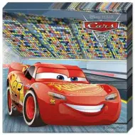 Tovaglioli di carta Cars 3 33x33cm 20 pezzi