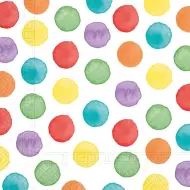 Tovagliolo di carta a pois colorati - 2 strati, 33x33 cm, set da 20 pezzi