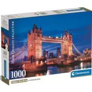 Tower Bridge di notte HQC puzzle da 1000 pezzi con poster - Clementoni