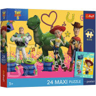 Toy Story 5 Giocattoli e amici Maxi puzzle da 24 pezzi - Trefl