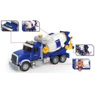 ToyStar camion betoniera blu con effetti luminosi e sonori 41 cm