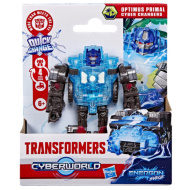 Transformers Cyberworld Cyber Changers: Optimus Primal, figura robot trasformabile - Hasbro