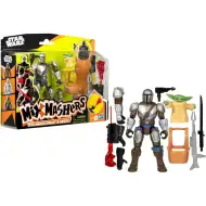Transformers: Mix Mashers Deluxe Mandaloriano e Grogu con accessori - Hasbro