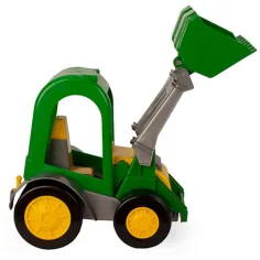 Trattore con caricatore frontale e rimorchio per cavalli 41cm - Wader immagine 3