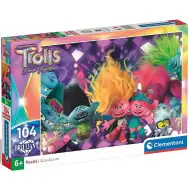 Trolls 3. Puzzle da 104 pezzi Brilliant color - Clementoni