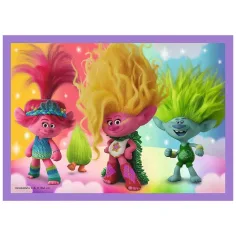 Trolls 3: Set di puzzle 4 in 1 - Trefl immagine 4
