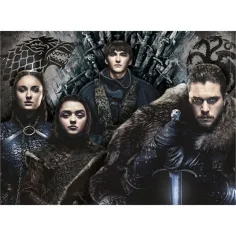 Trono di Spade: Puzzle da 500 pezzi Casa Stark - Clementoni immagine 2