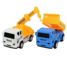 Truck Working: set di giocattoli da costruzione a 7 pezzi con auto, veicoli e accessori a volano immagine 2
