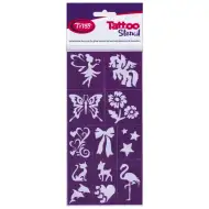 TyToo: Dream Pack - set di stencil per tatuaggi glitter per ragazze