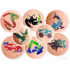 TyToo: FunkyGuyz set per tatuaggi con brillantini immagine 2