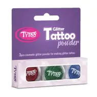 TyToo: Set di glitter blu, rosso e verde 3x2,5ml