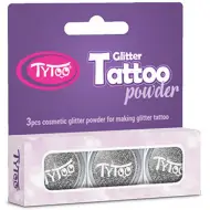 TyToo: Set di glitter color argento 3x2,5ml