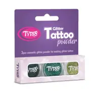 TyToo: Set di glitter verde scuro, turchese e verde dorato 3x2,5ml
