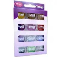 TyToo: Set di polveri glitter colorate aggiuntive 12 x 2,5 ml
