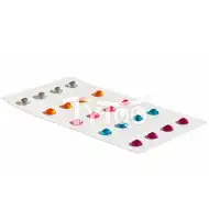 TyToo: Strass autoadesivi in 5 colori, 20 pezzi