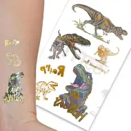 TyToo: Tatuaggio adesivo con dinosauro T-rex