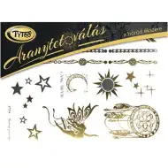 TyToo: Tatuaggio dorato Acchiappasogni, set fata 21x15cm
