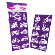 Tytoo: Set di stencil per veicoli, 20 pezzi