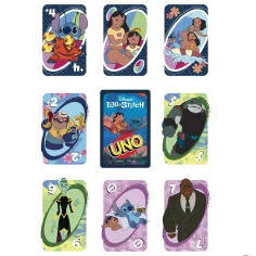 UNO: Gioco di carte Disney Lilo e Stitch - Mattel immagine 2