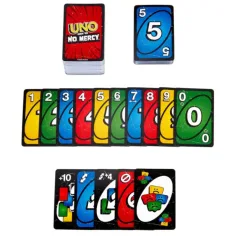 UNO Gioco di carte Senza Pietà - Mattel immagine 3