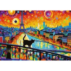 Un gatto a Parigi puzzle da 1000 pezzi HQ - Trefl immagine 2