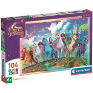 Unicorn Academy il puzzle Supercolor da 104 pezzi - Clementoni
