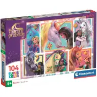 Unicorn Academy insieme agli unicorni puzzle Supercolor da 104 pezzi - Clementoni
