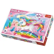 Unicorno nel mondo di cristallo puzzle 100 pezzi - Trefl