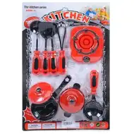 Utensili da cucina con piano cottura