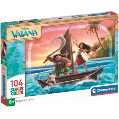 Vaiana 2 - Avventure, puzzle Supercolor da 104 pezzi - Clementoni