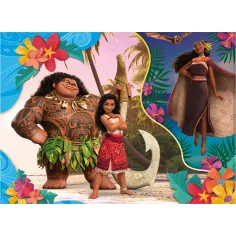 Vaiana 2 in 1 Eco puzzle e album da colorare da 60 pezzi, 70x50cm - Lisciani immagine 2