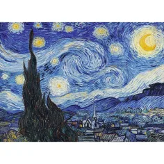 Van Gogh: Notte stellata puzzle in legno da 200 pezzi - Trefl immagine 2