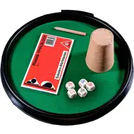 Vassoio da poker con dadi da poker - Piatnik
