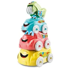 Veicoli divertenti impilabili - gioco di abilità per bebè - Clementoni Baby immagine 2