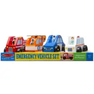 Veicoli e figure di emergenza in legno - Melissa &amp; Doug