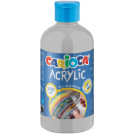 Vernice acrilica color argento 250 ml - Carioca